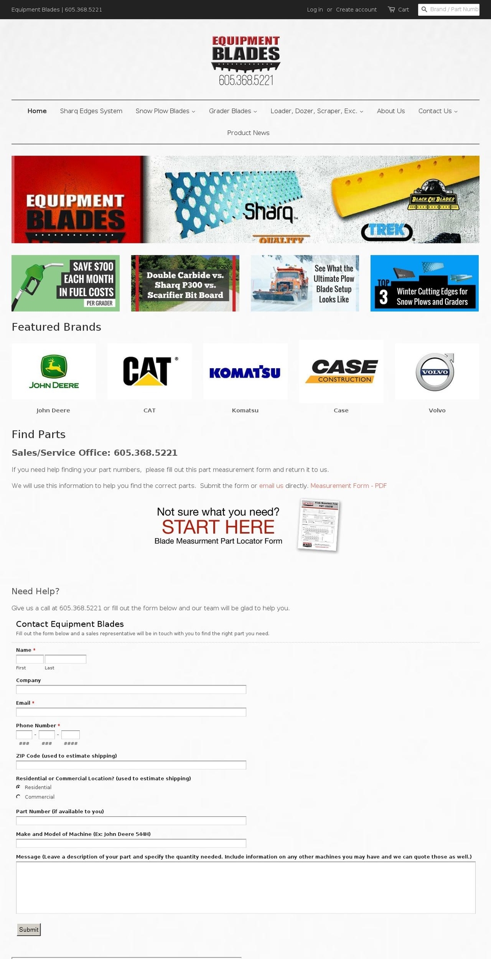 qualityplowbolts.com shopify website screenshot