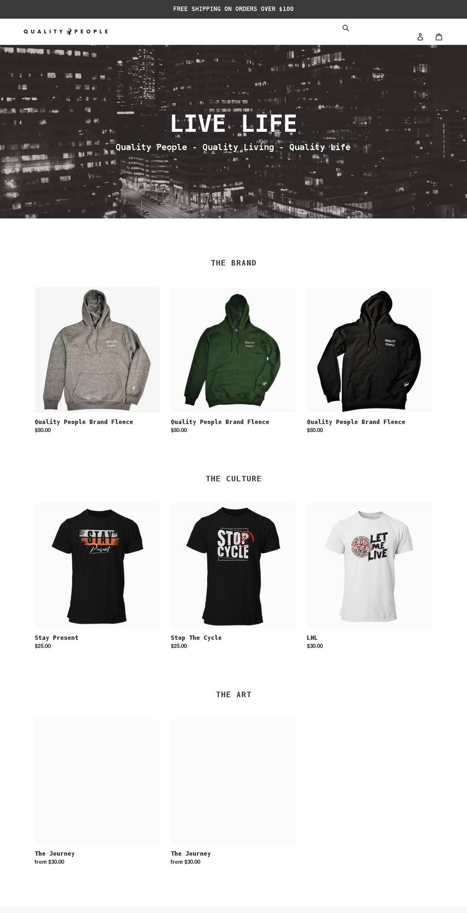 qualityppl.com shopify website screenshot