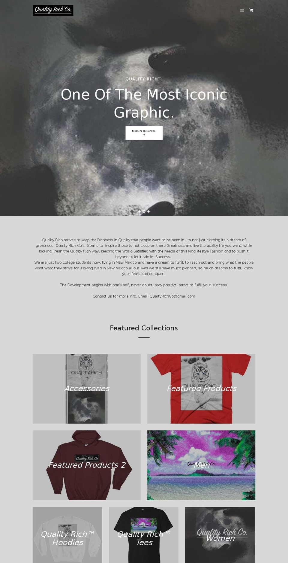 qualityrichco.com — Shopify storefront screenshot