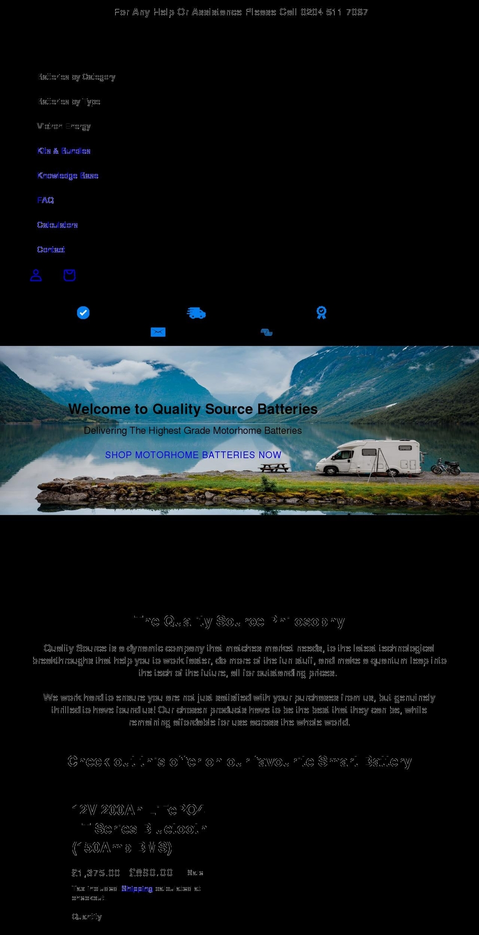 qualitysource.co.uk shopify website screenshot