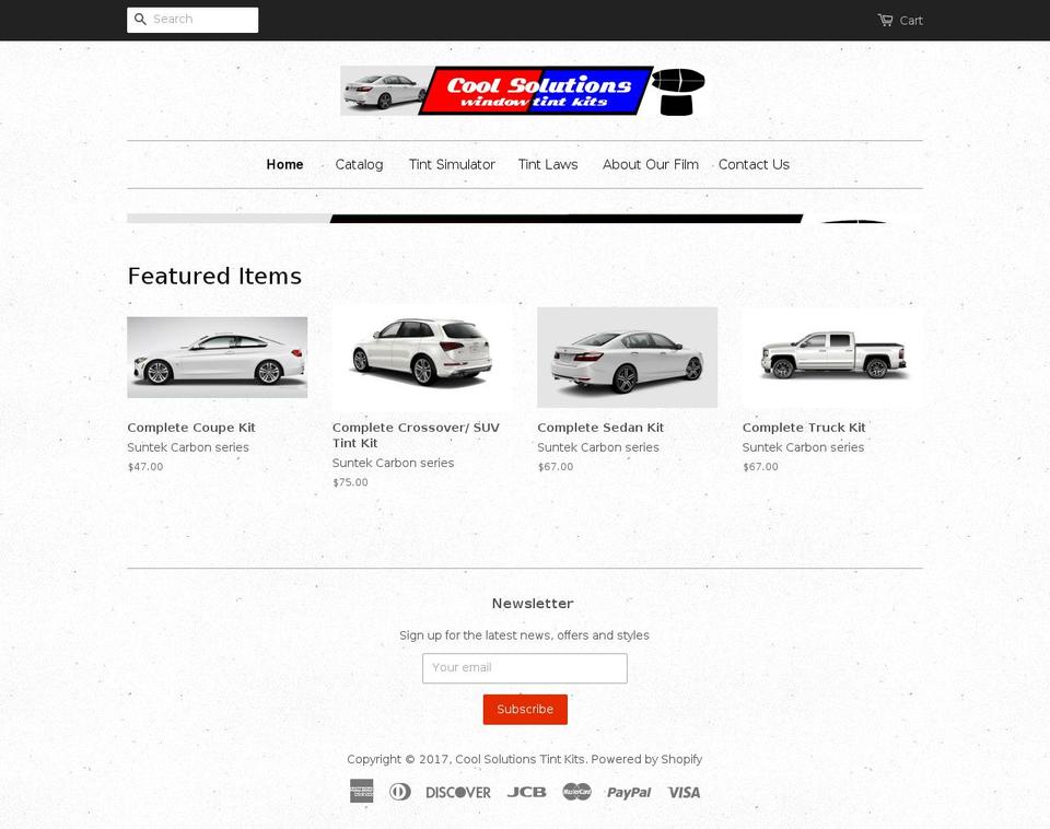 qualitytintkits.com shopify website screenshot