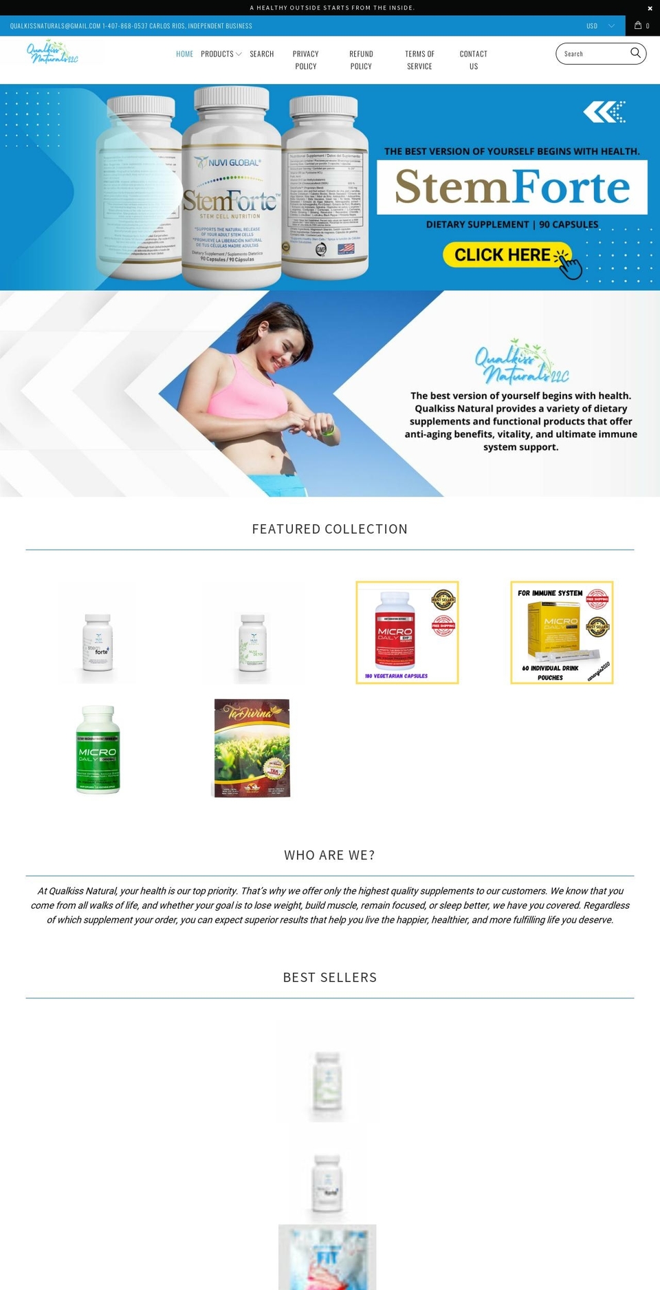 qualkiss.com shopify website screenshot