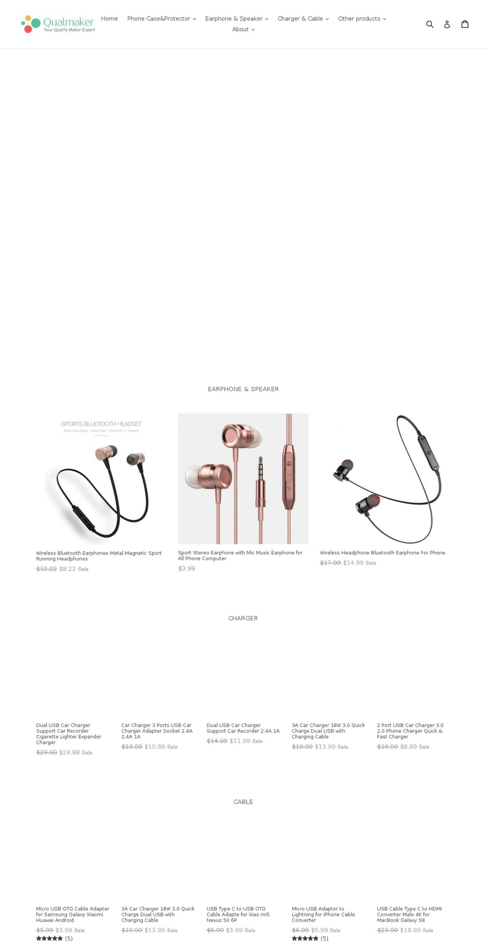 qualmaker.com — Shopify storefront screenshot