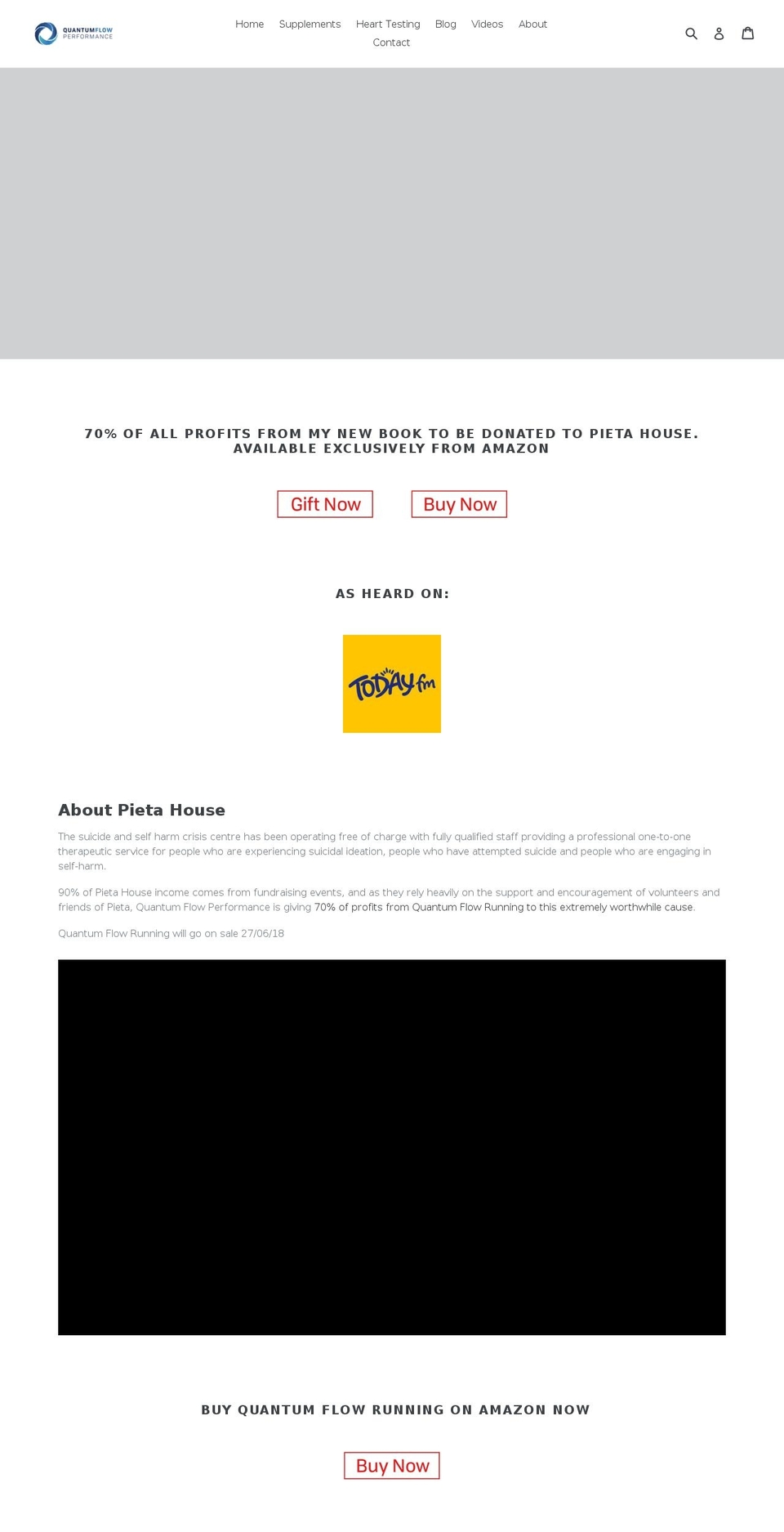 quantumflowperformance.com — Shopify storefront screenshot