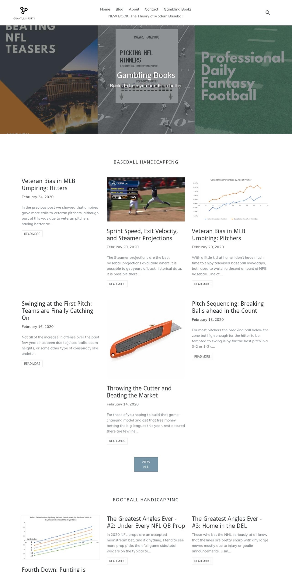 quantumsportssolutions.com — Shopify storefront screenshot