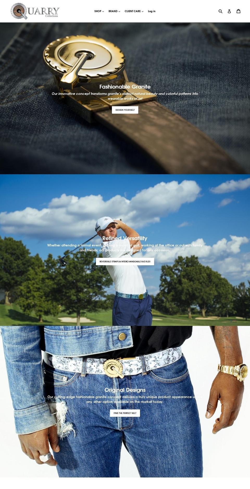 quarrycollections.com — Shopify storefront screenshot