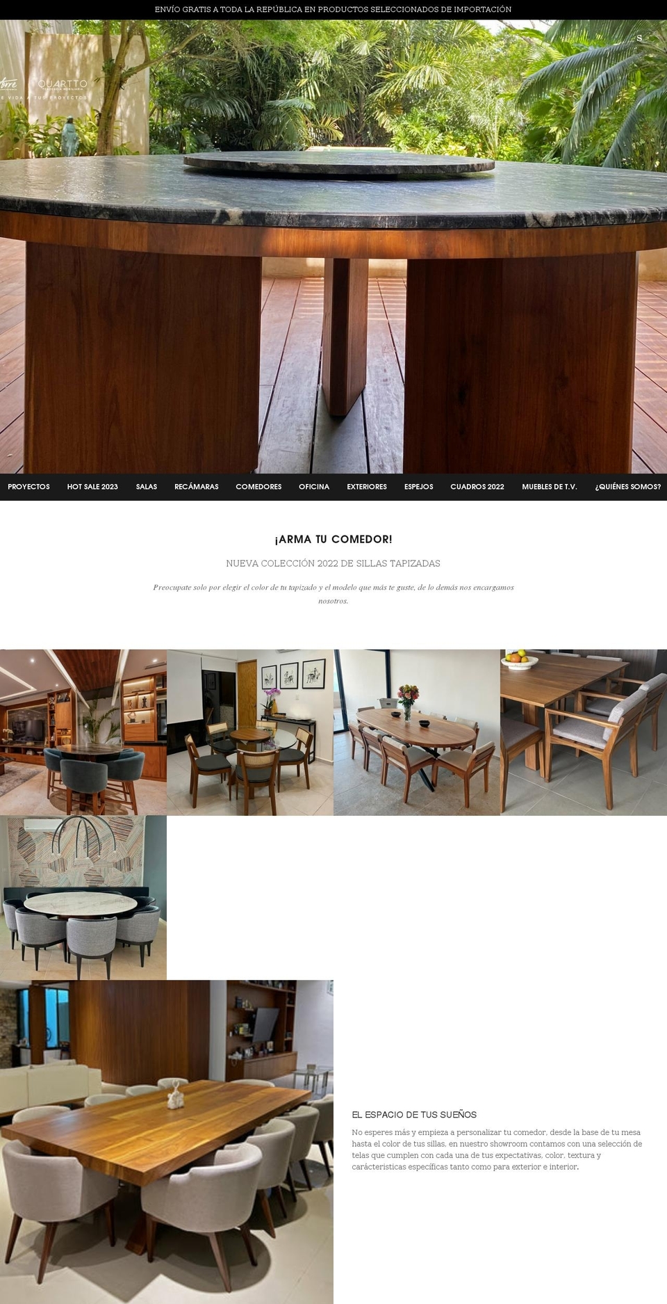 quartto.com.mx shopify website screenshot