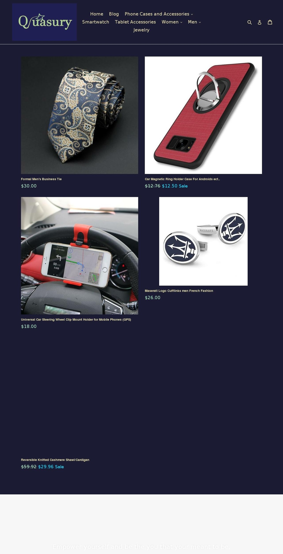 quasury.com — Shopify storefront screenshot