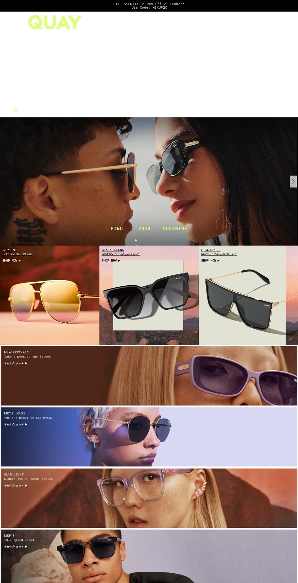 quay.uk shopify website screenshot