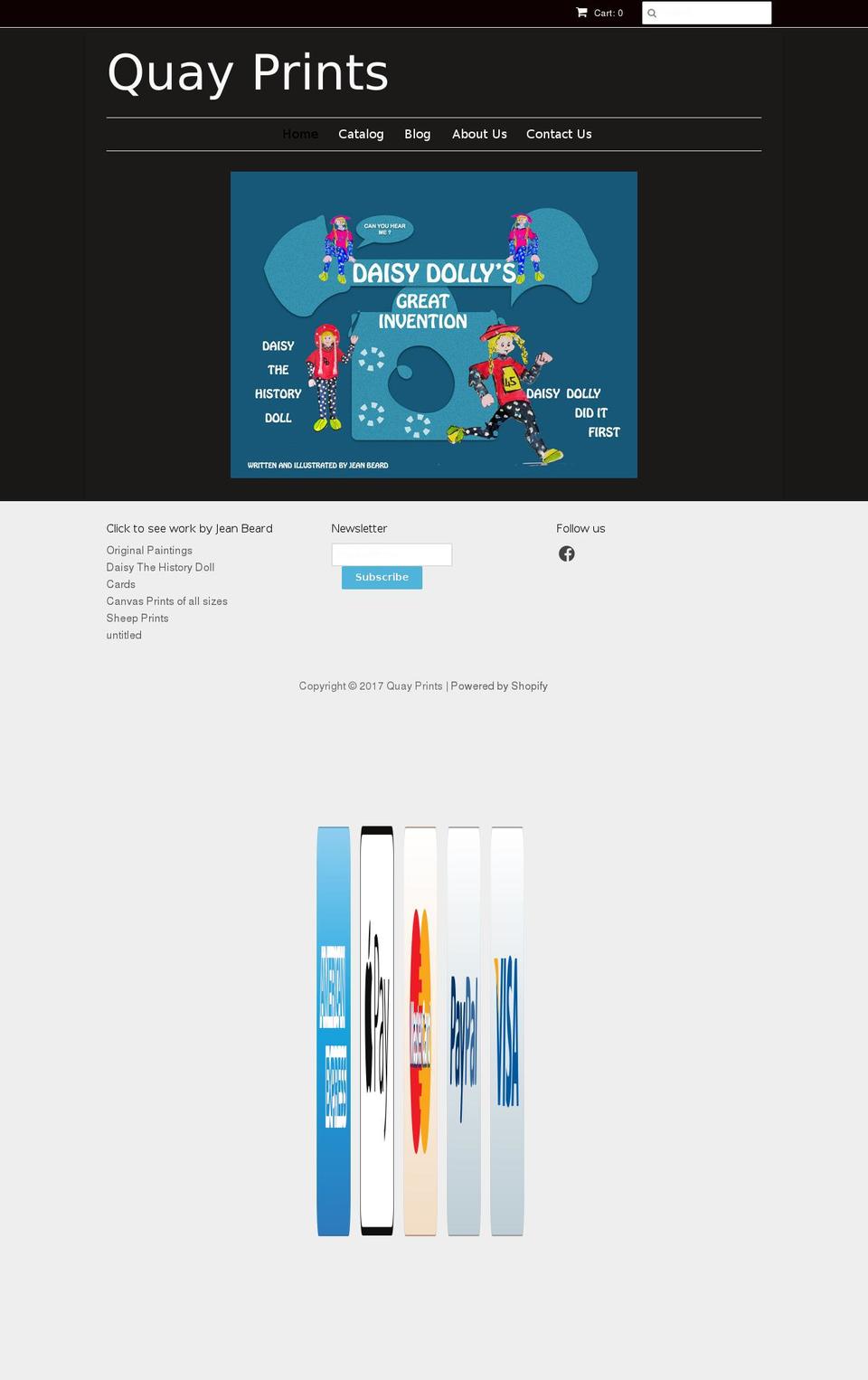 quayprints.com shopify website screenshot