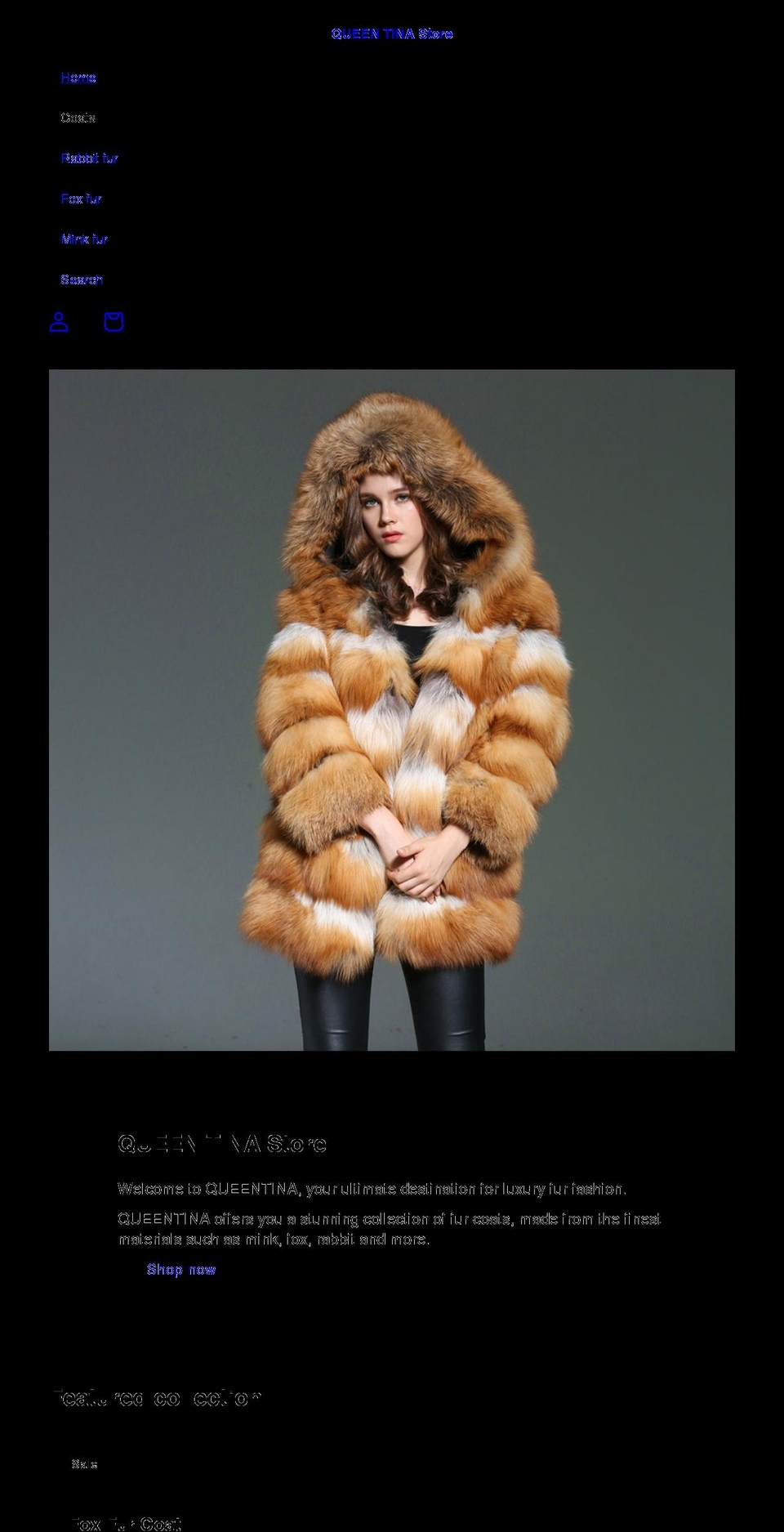 queen-tina.myshopify.com shopify website screenshot