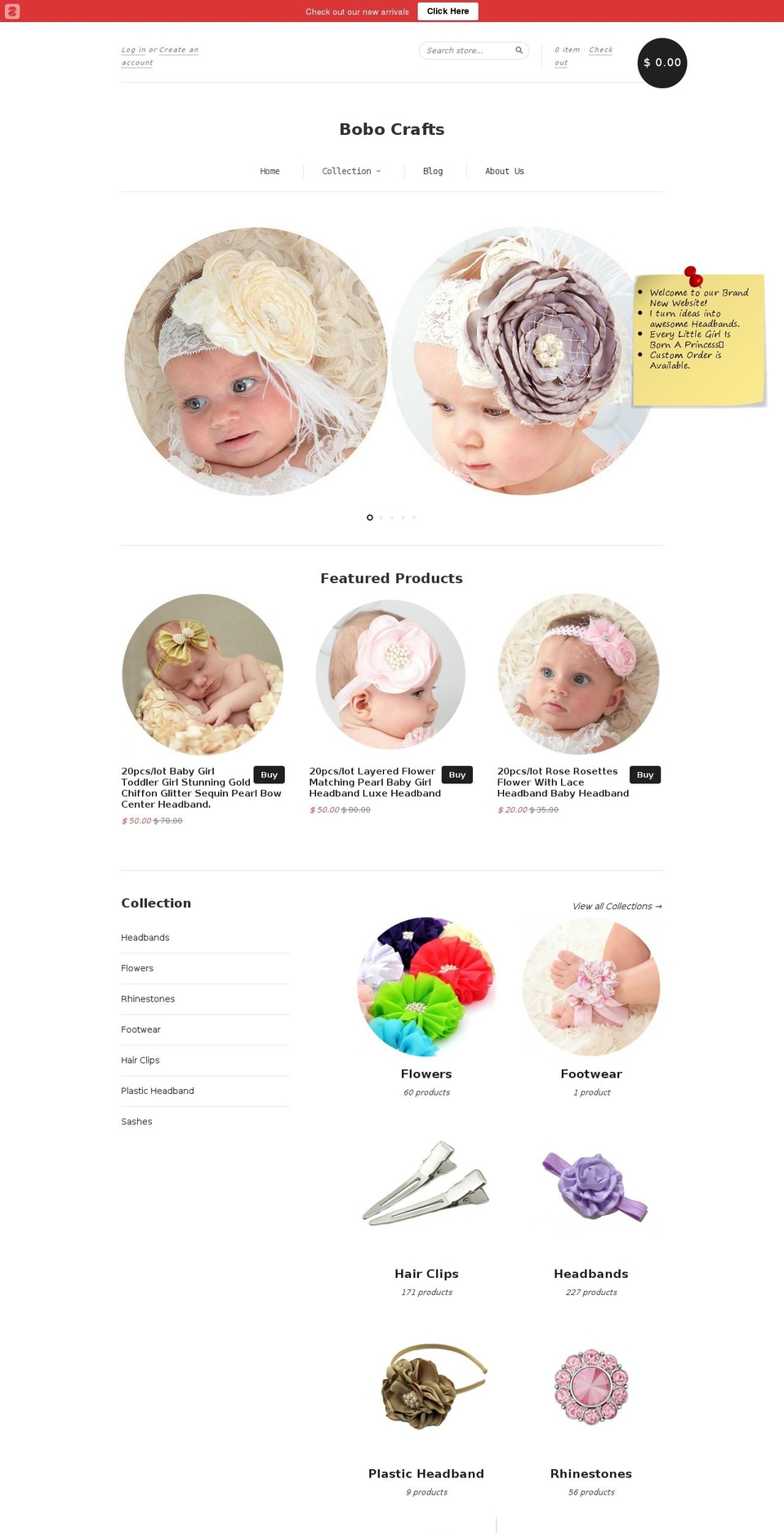 queenbabycc.myshopify.com — Shopify storefront screenshot