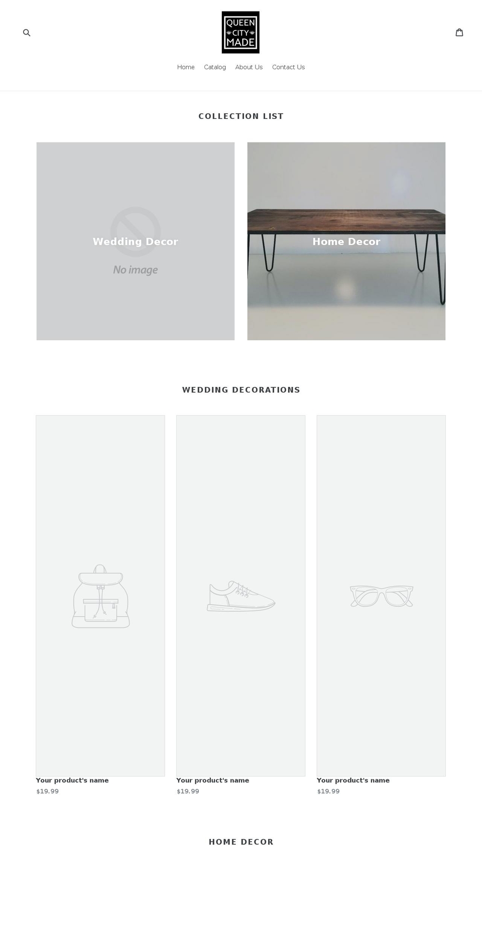 queencitymade.com — Shopify storefront screenshot