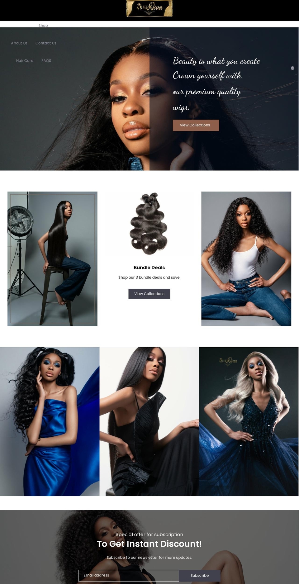 queendiva.boutique shopify website screenshot