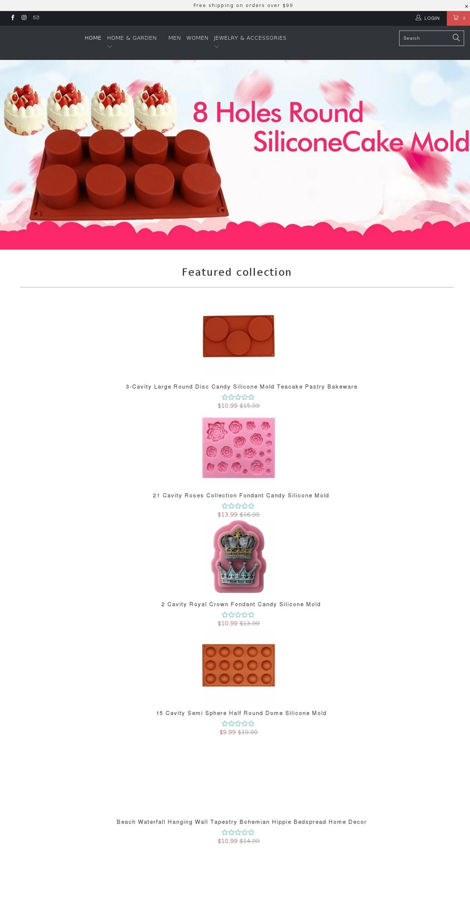 queenfantasy.com — Shopify storefront screenshot