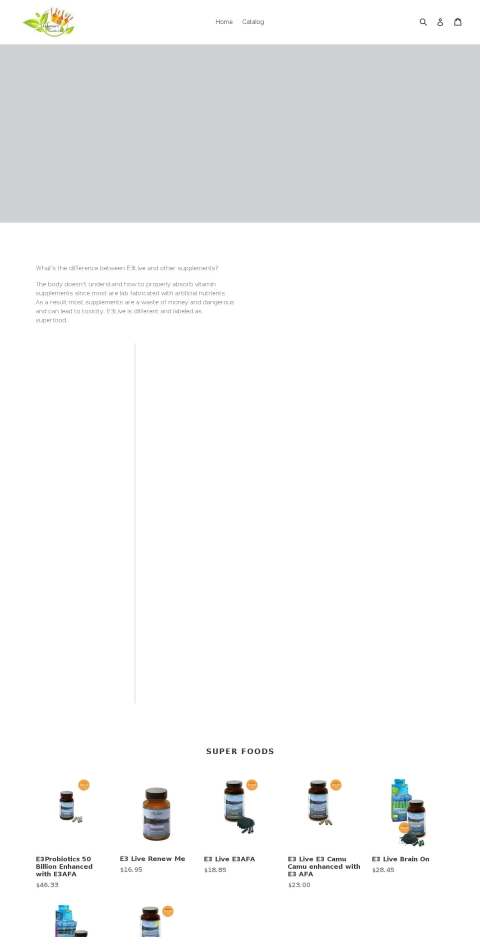 queenies-remedies.com — Shopify storefront screenshot