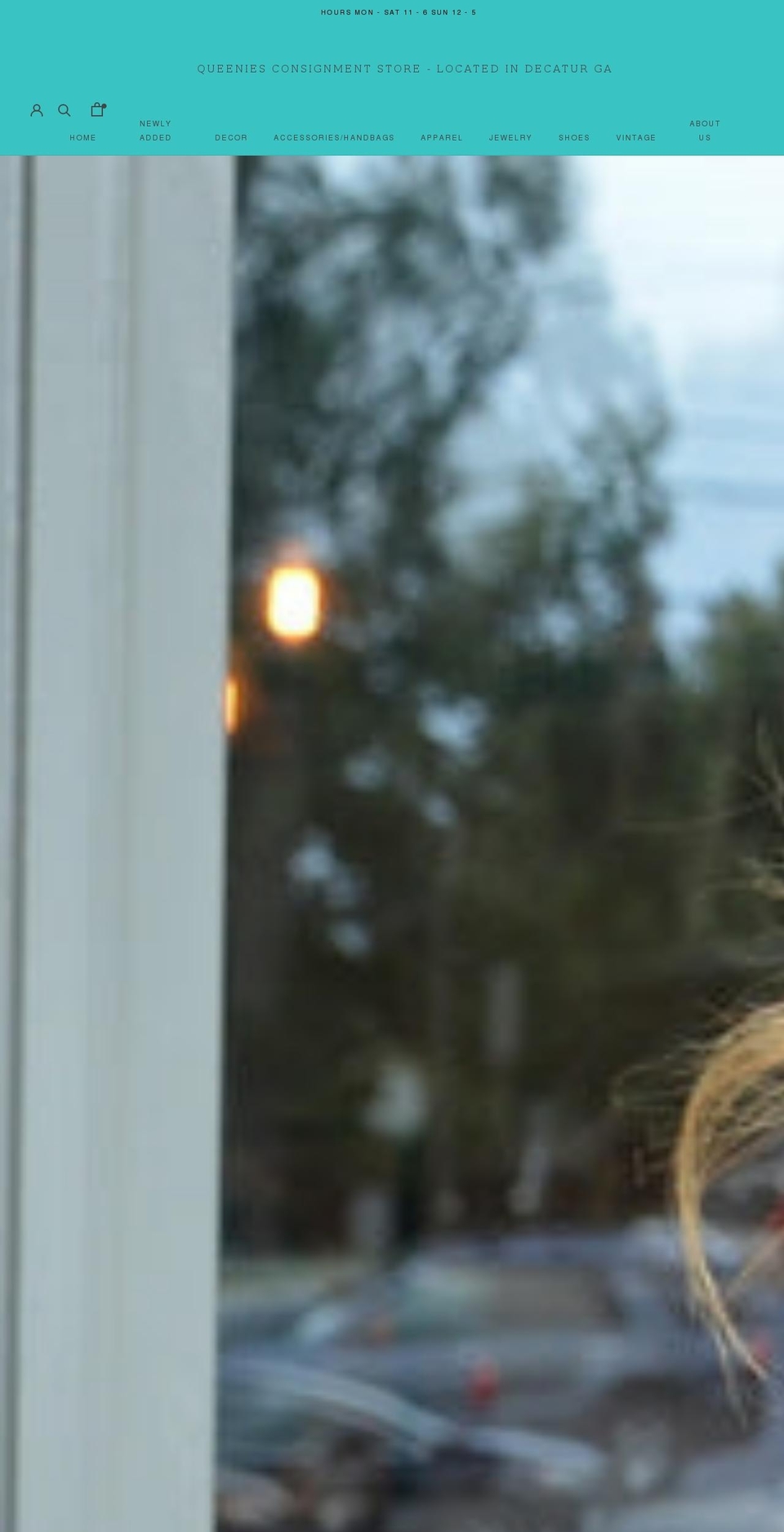 queeniesconsignment.com shopify website screenshot