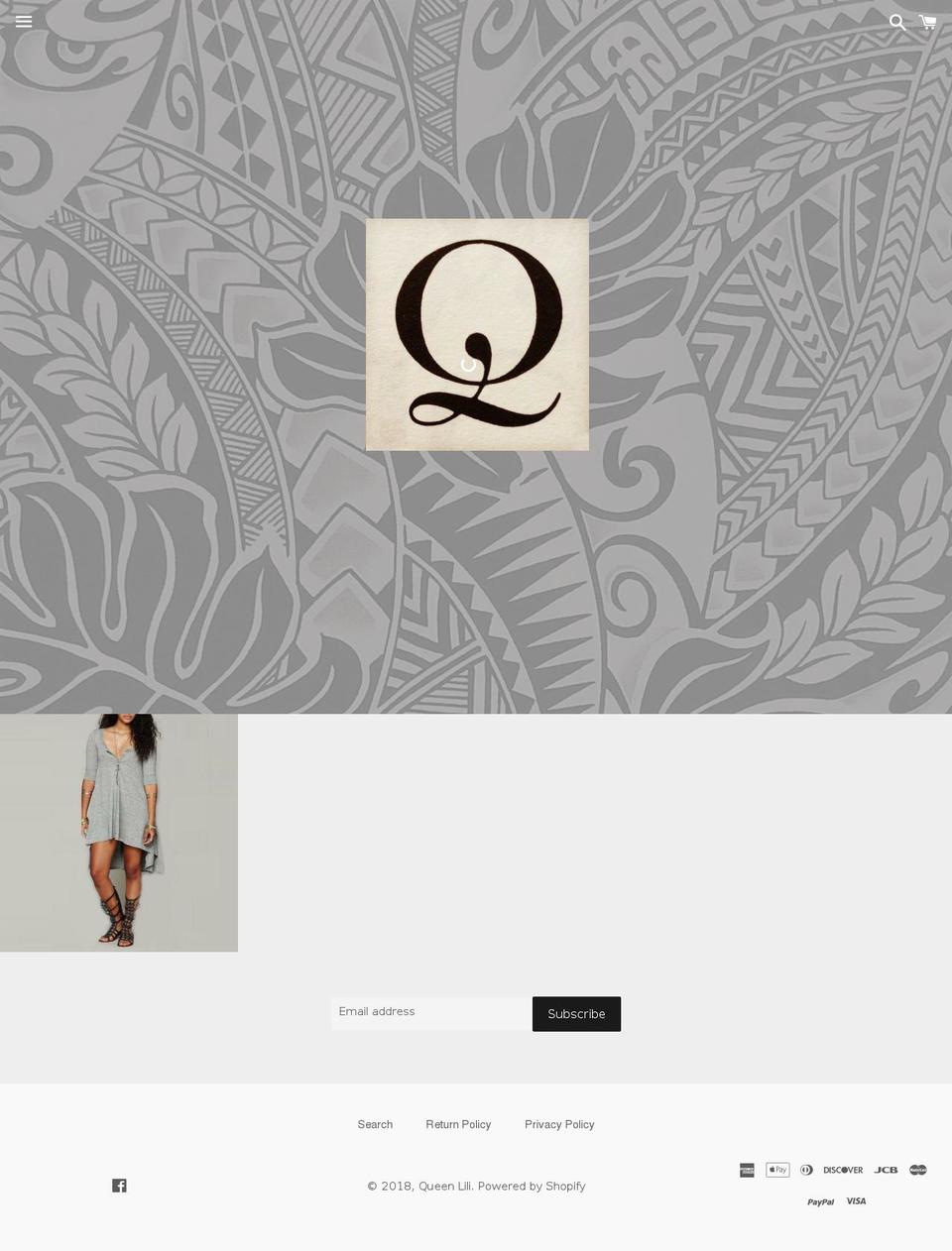queenlili.com — Shopify storefront screenshot