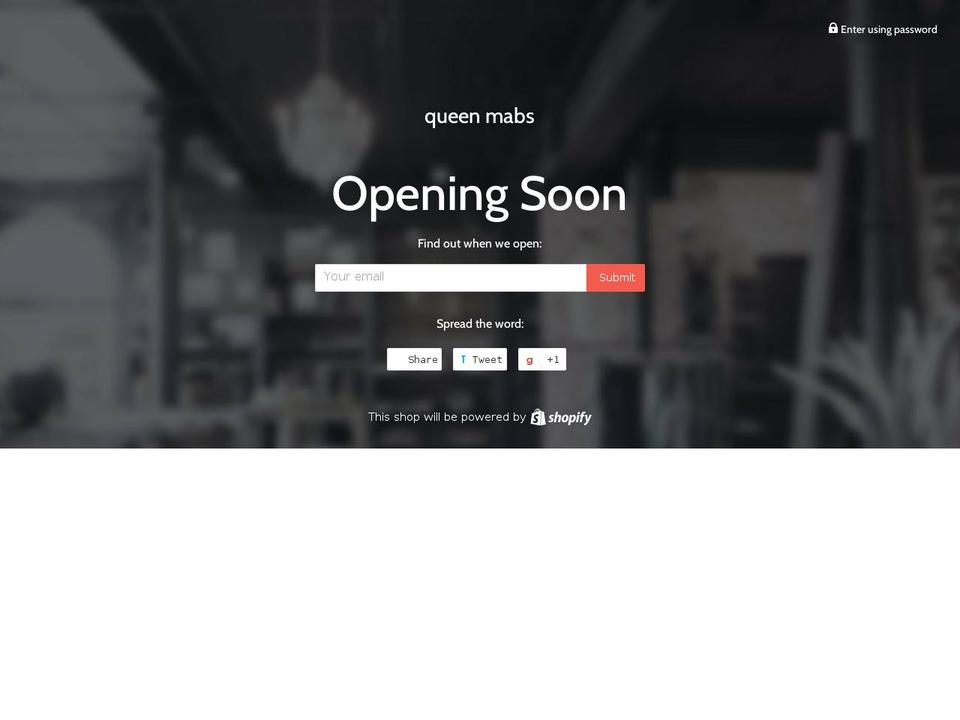 queenmabs.com shopify website screenshot