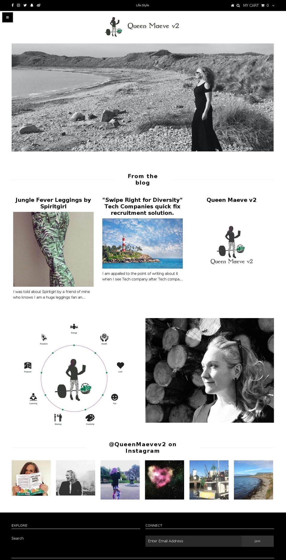 queenmaevev2.com — Shopify storefront screenshot