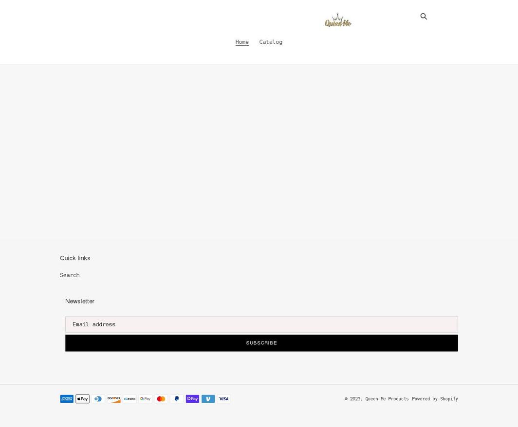 queenmellc.com shopify website screenshot