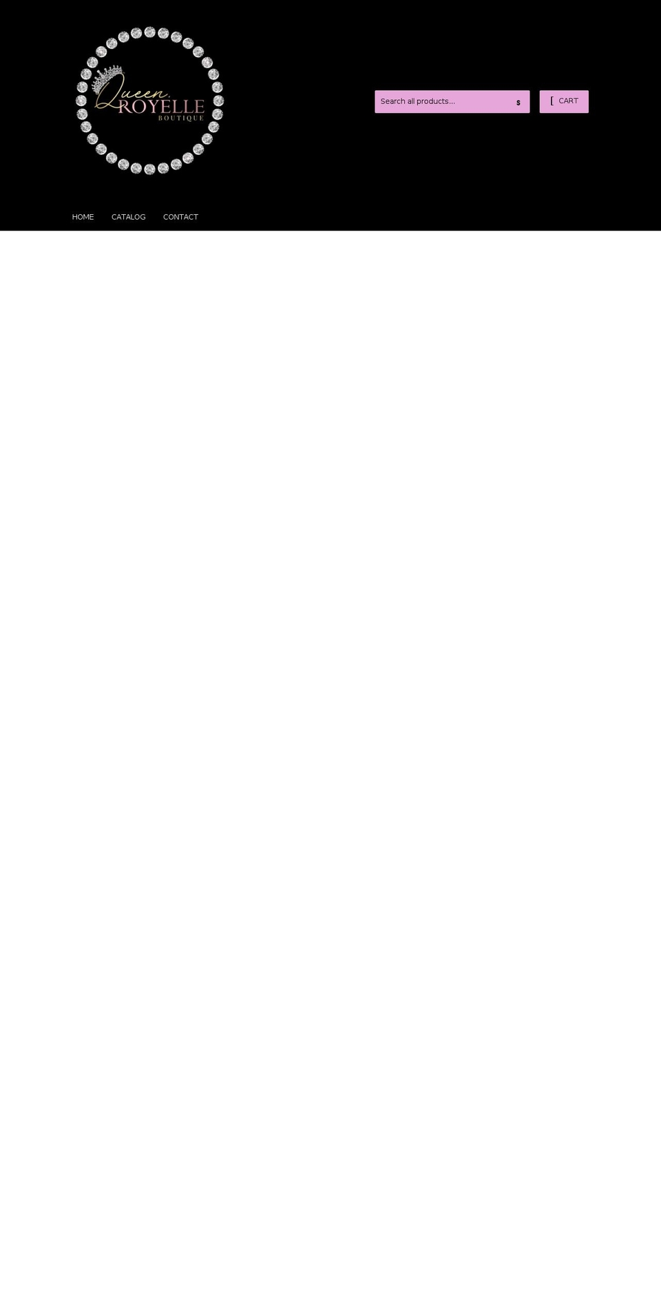 queenroyelleboutique.com shopify website screenshot