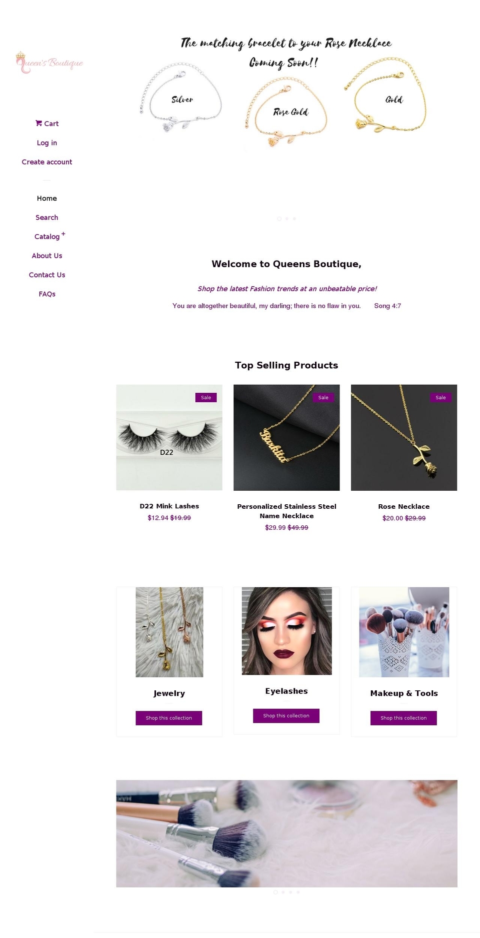 queensboutiqueus.com — Shopify storefront screenshot