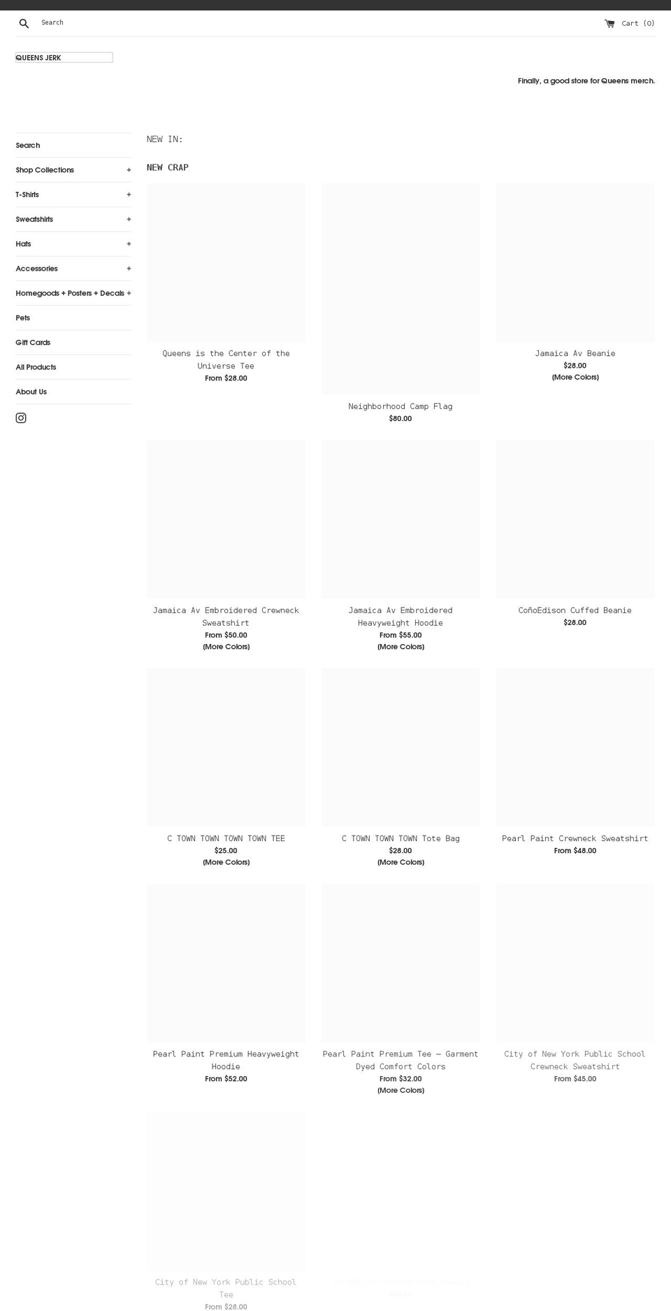 queensjerk.com shopify website screenshot