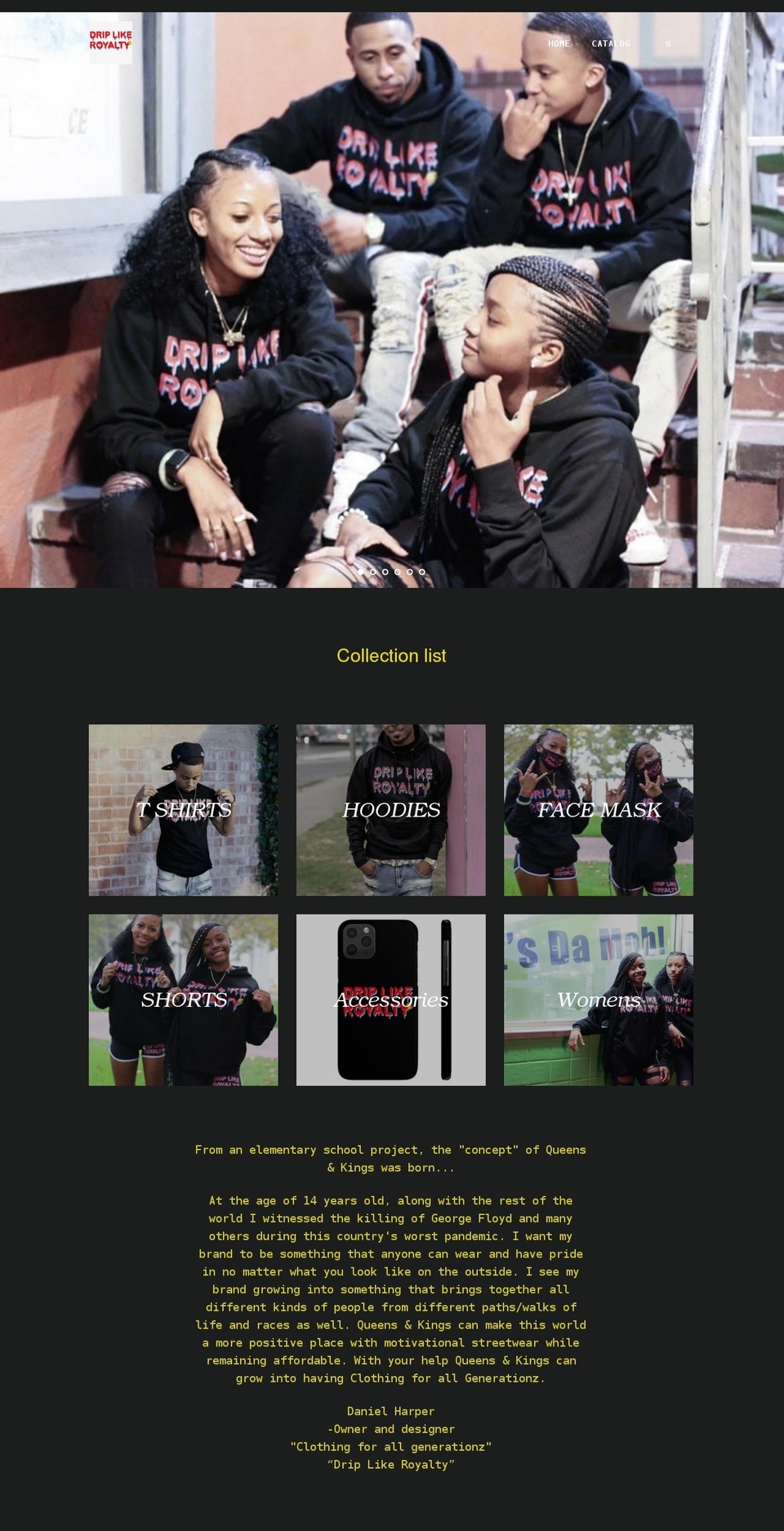 queenskingsco.com shopify website screenshot