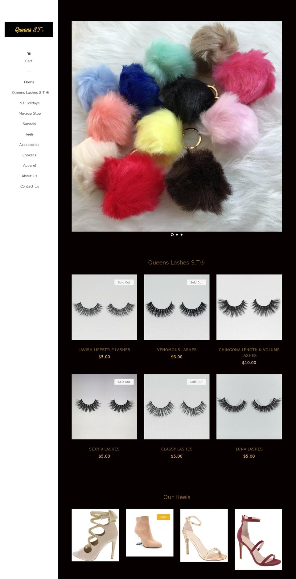 queensshoetrends.com — Shopify storefront screenshot