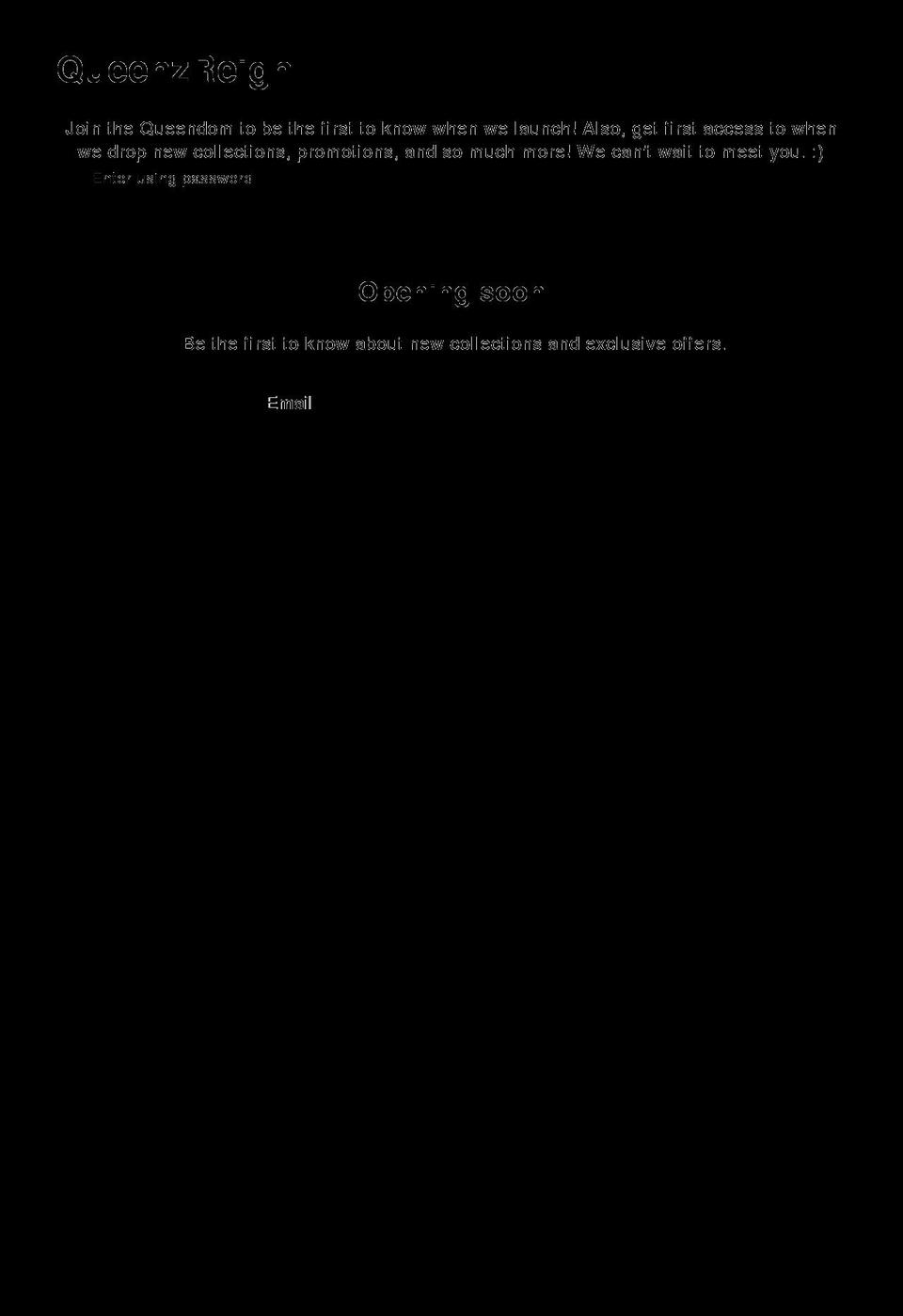 queenz-reign.com — Shopify storefront screenshot