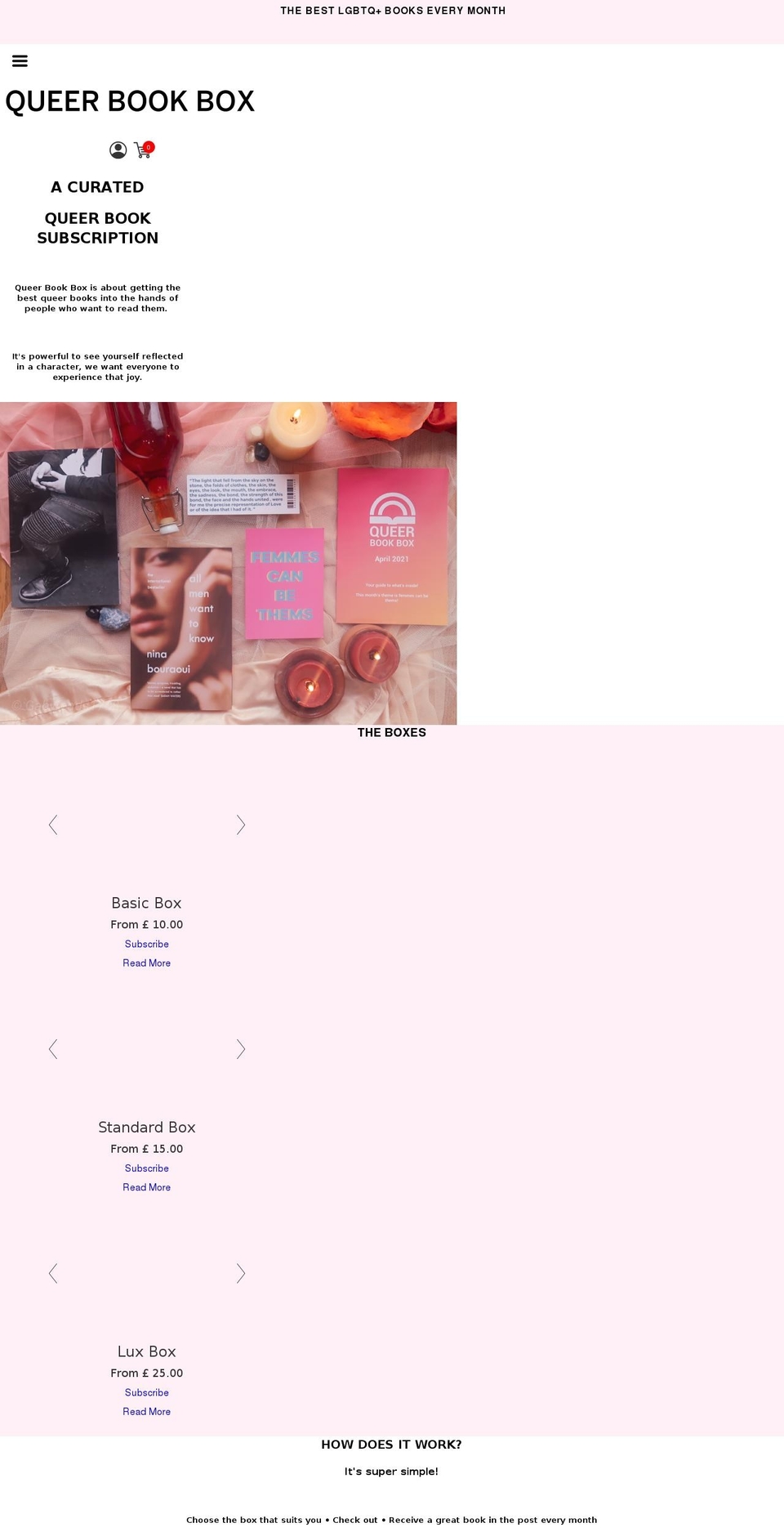 queerbookbox.com — Shopify storefront screenshot
