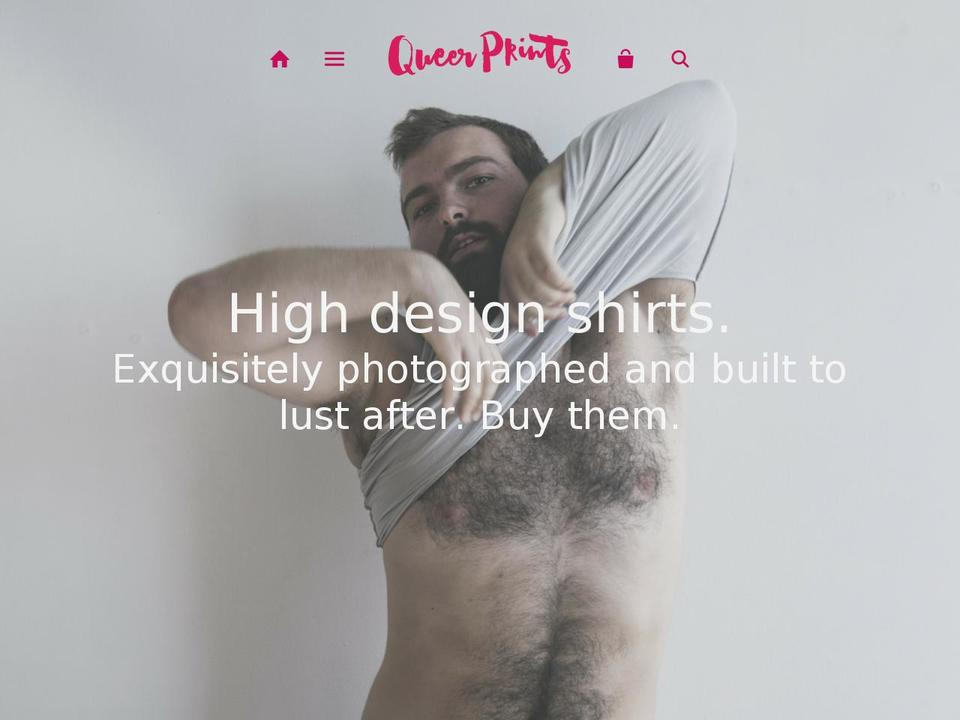 queerprints.com shopify website screenshot