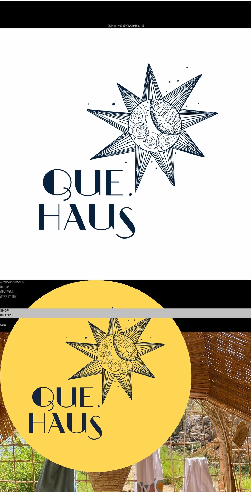 quehaus.com shopify website screenshot