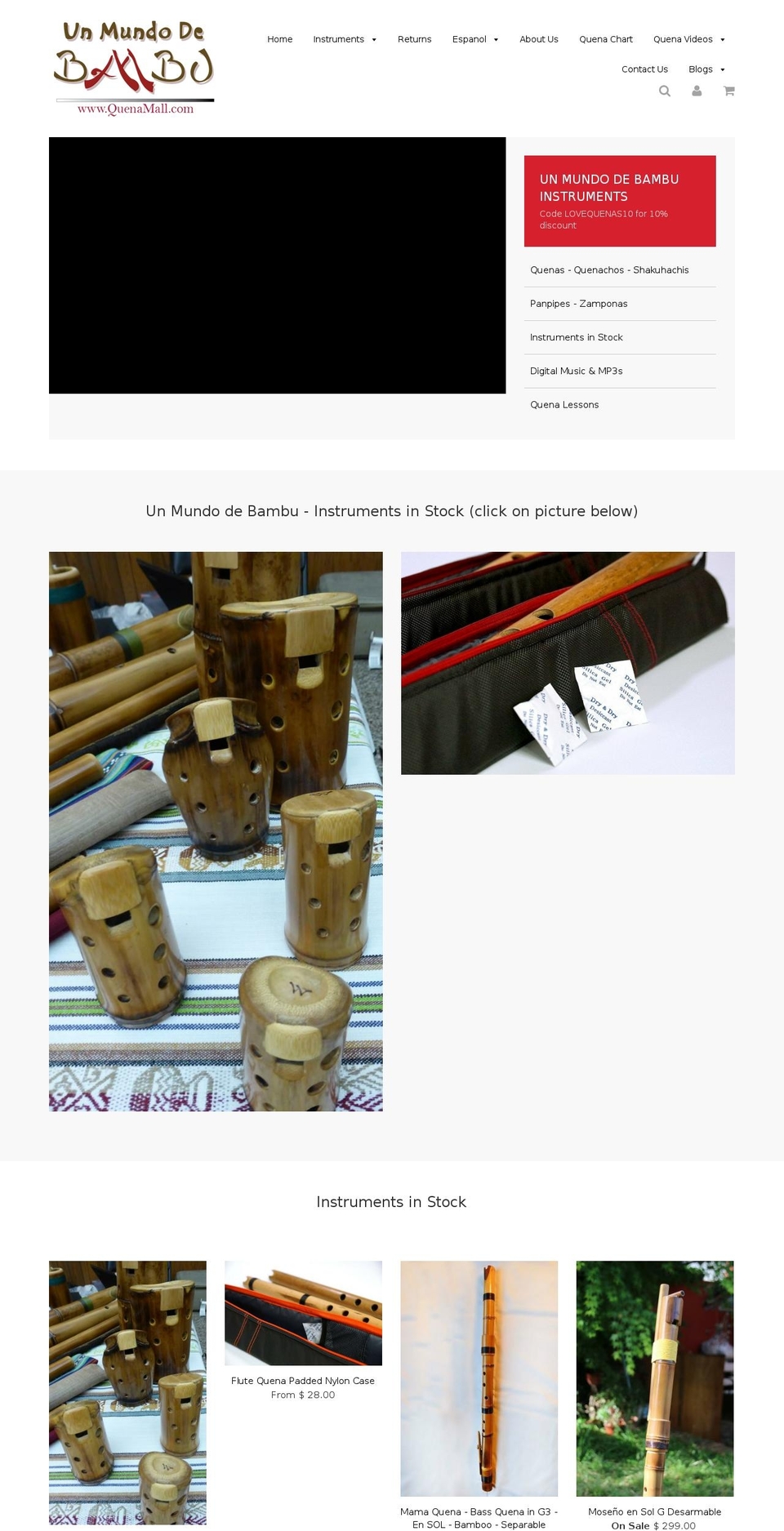 quenapro.com — Shopify storefront screenshot