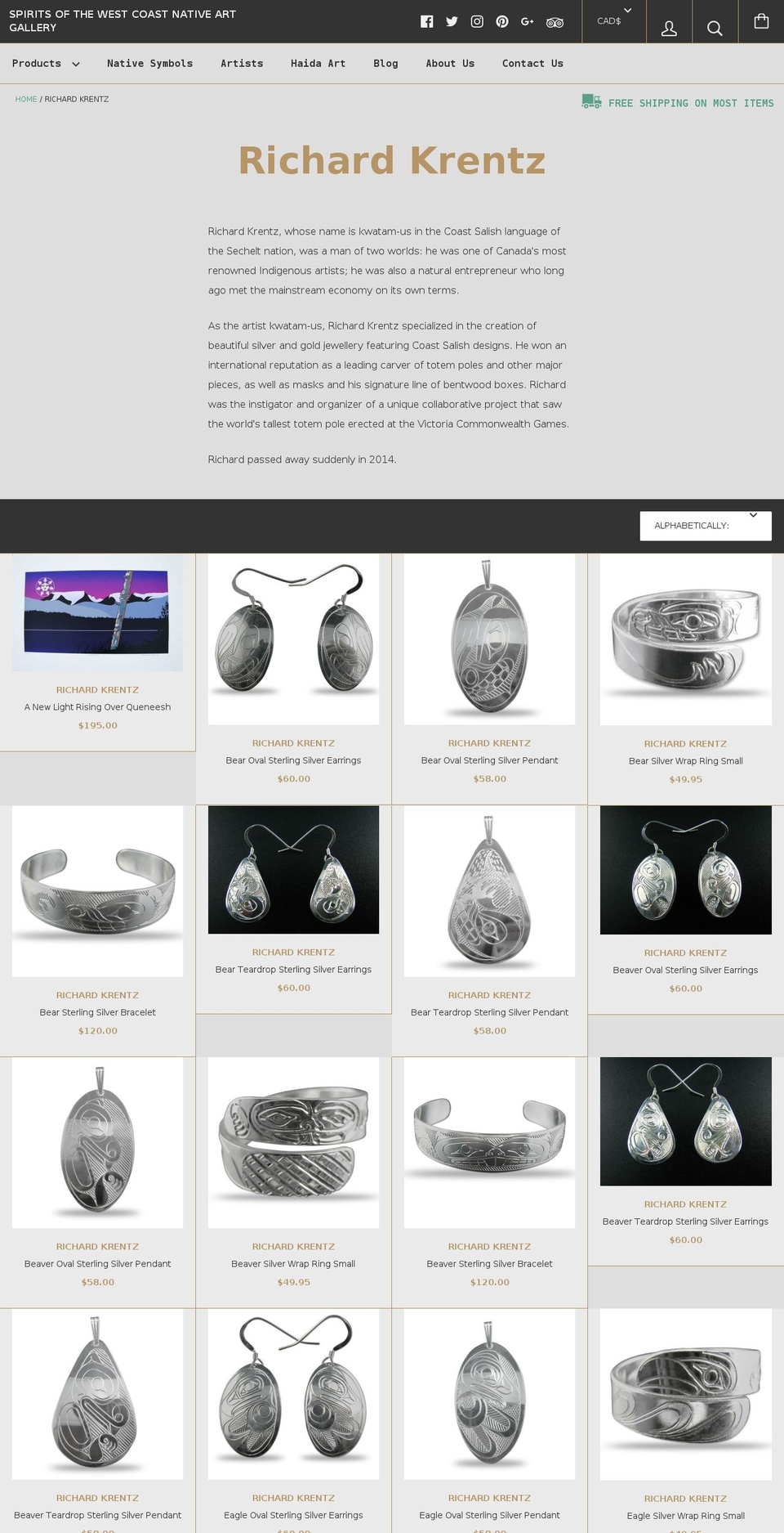 queneeshstudios.com — Shopify storefront screenshot