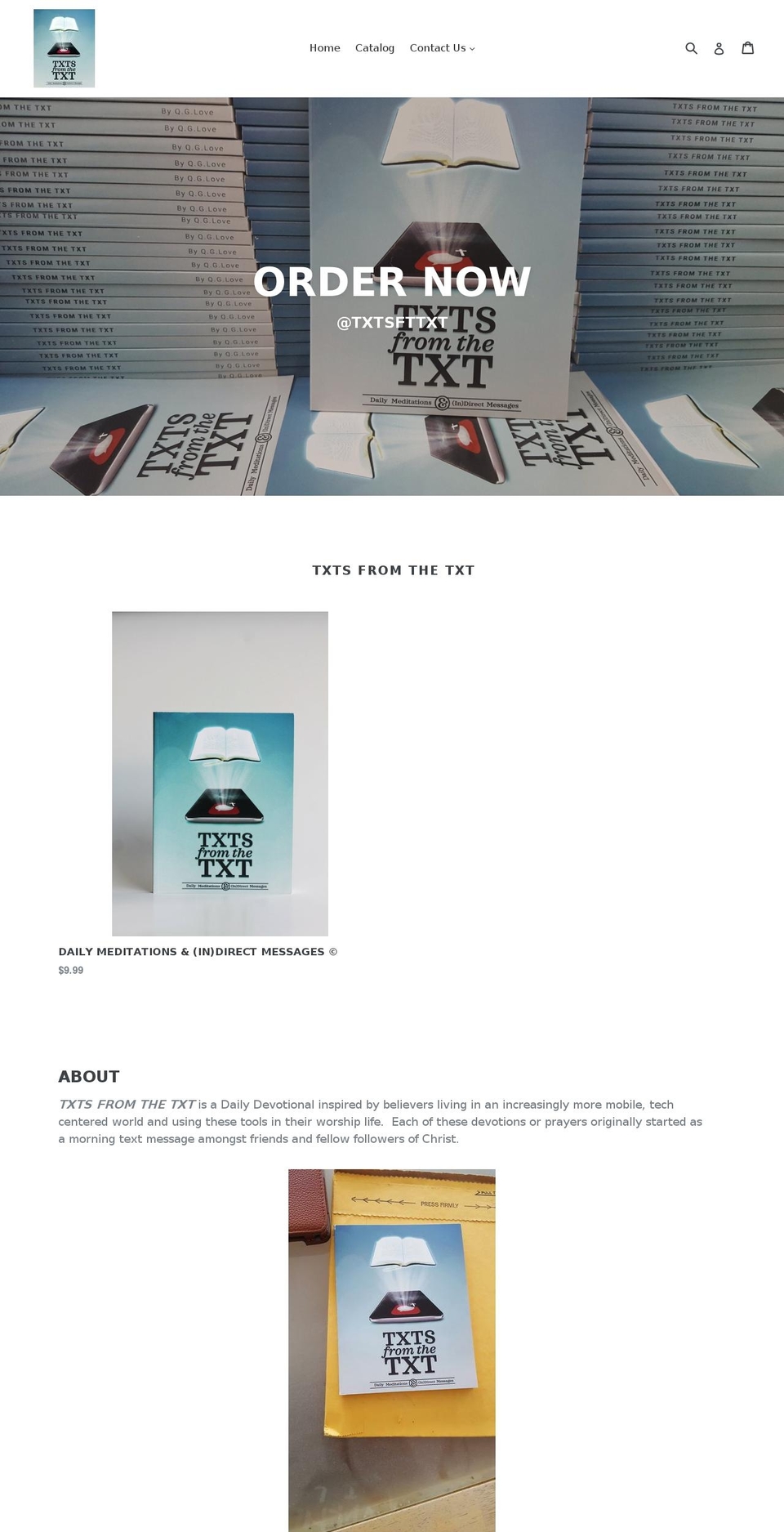 quentinlove.com — Shopify storefront screenshot