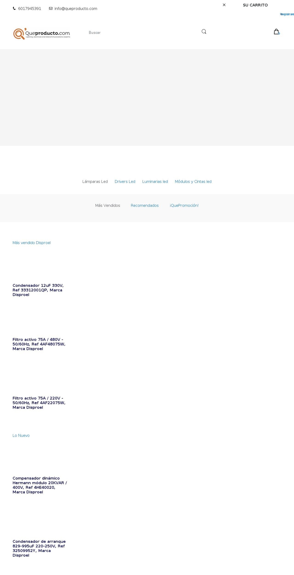 queproducto.com shopify website screenshot