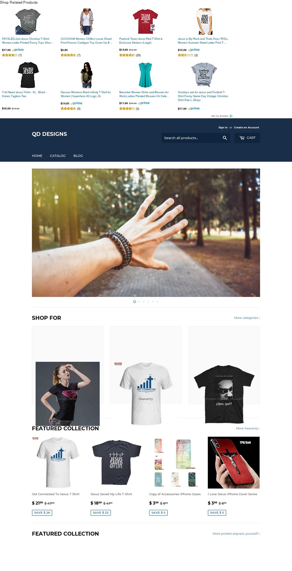 queruelsuperstore.com — Shopify storefront screenshot