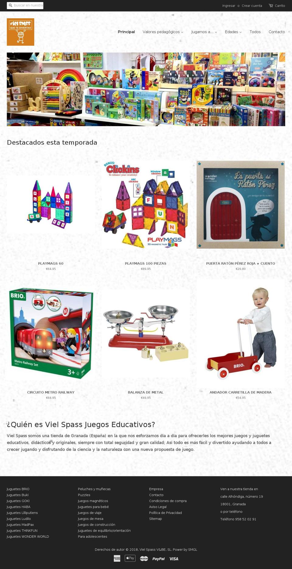 quetediviertas.com — Shopify storefront screenshot