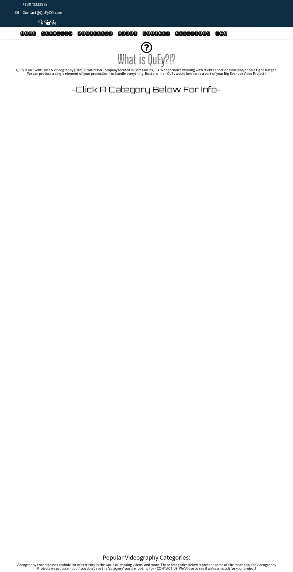 queyco.com — Shopify storefront screenshot
