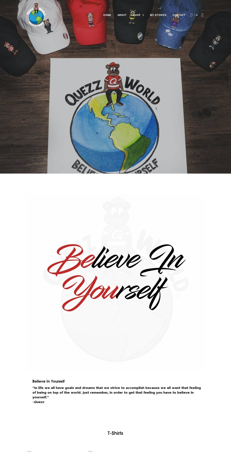 quezzworld.com shopify website screenshot