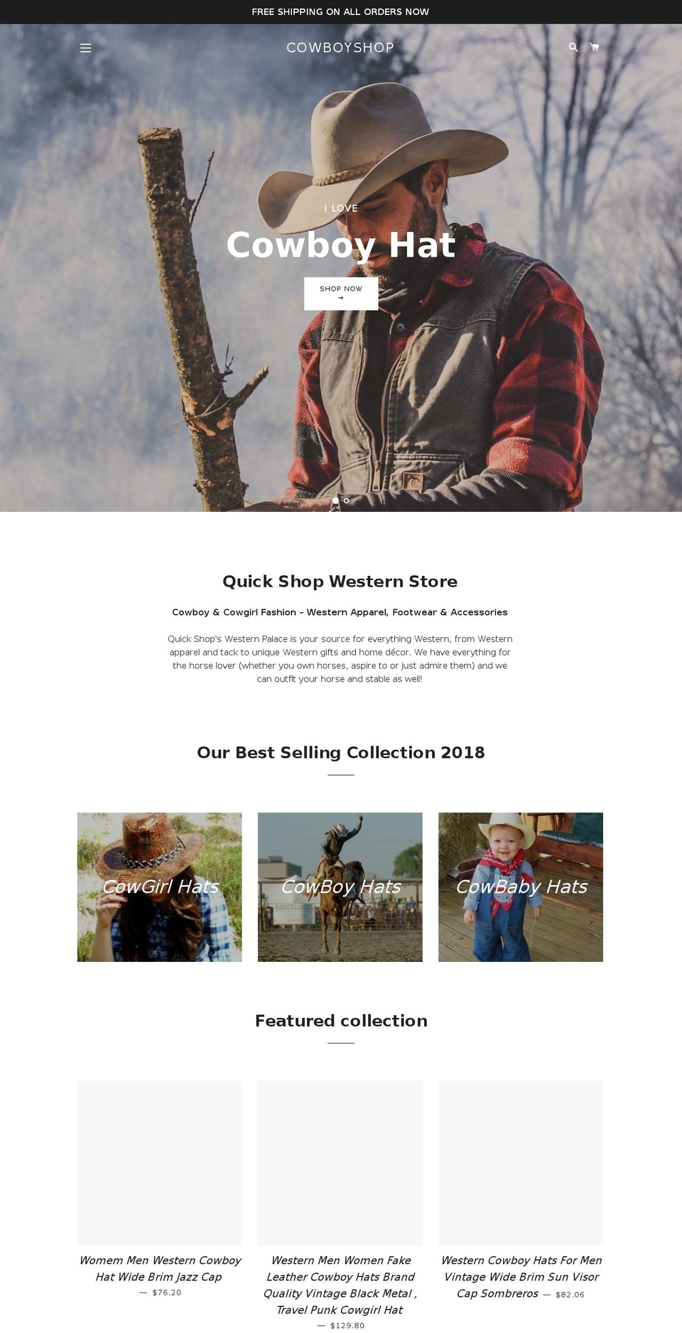 quick-shop.net shopify website screenshot