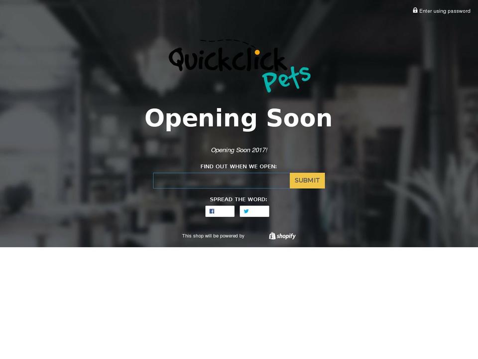 dsl-theme-sept3 Shopify theme site example quickclickpets.com