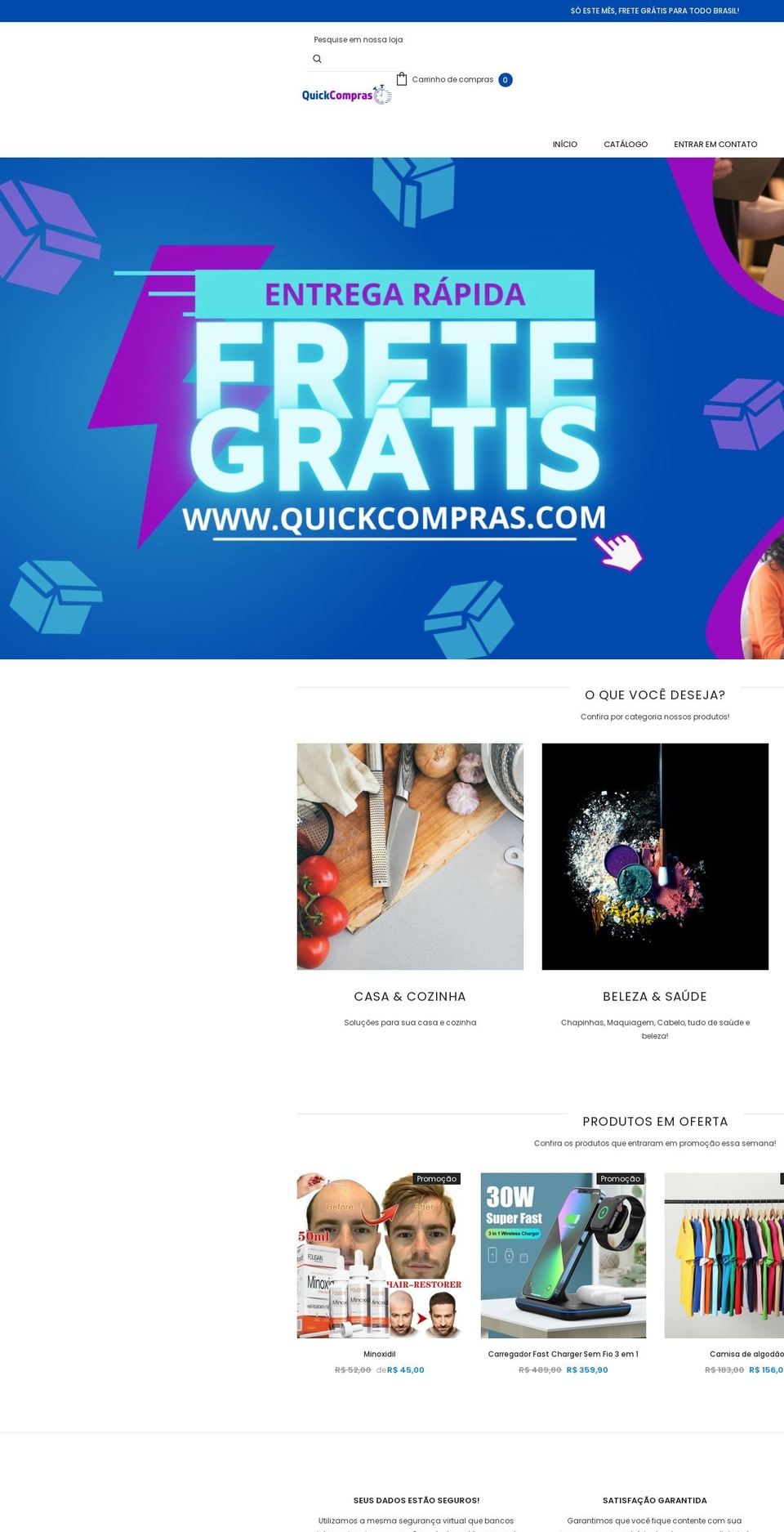 quickcompras.com shopify website screenshot