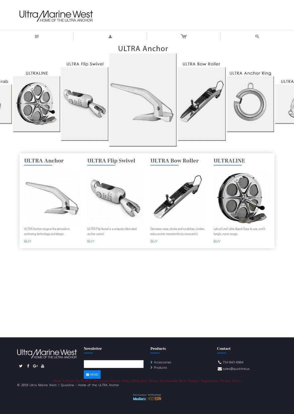 quickline.us shopify website screenshot