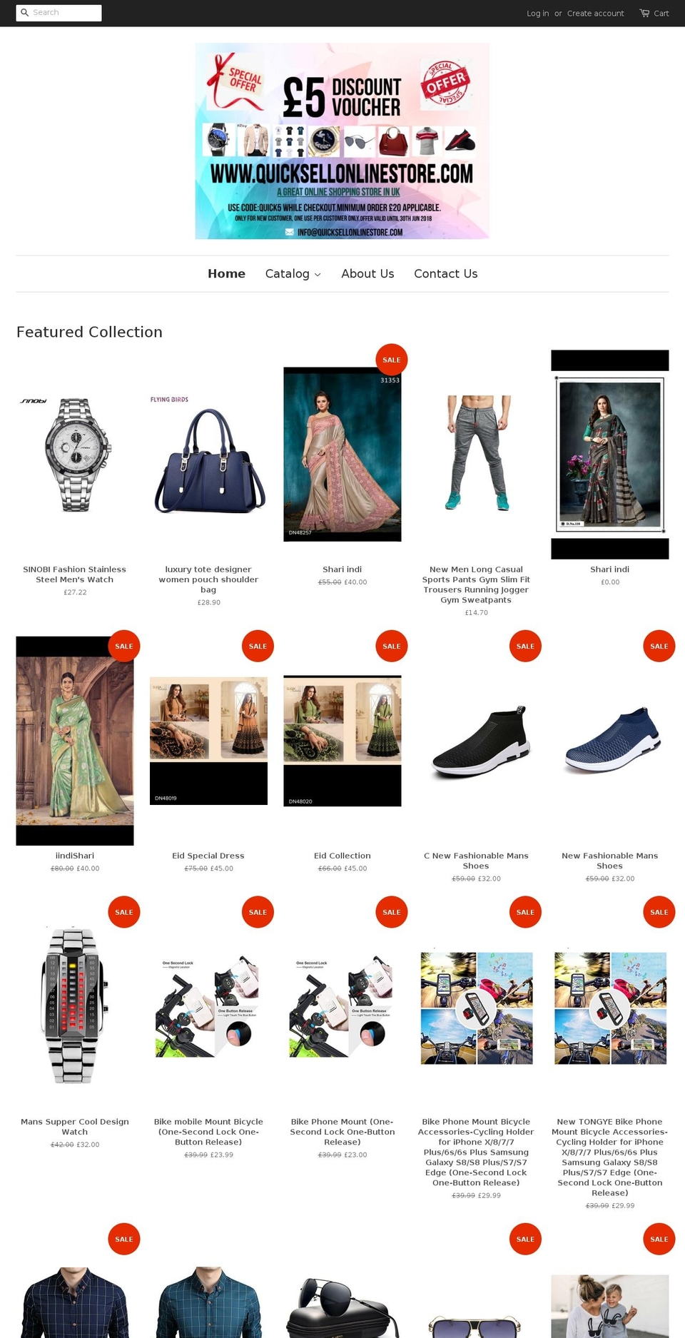 quicksellonlinestore.com — Shopify storefront screenshot