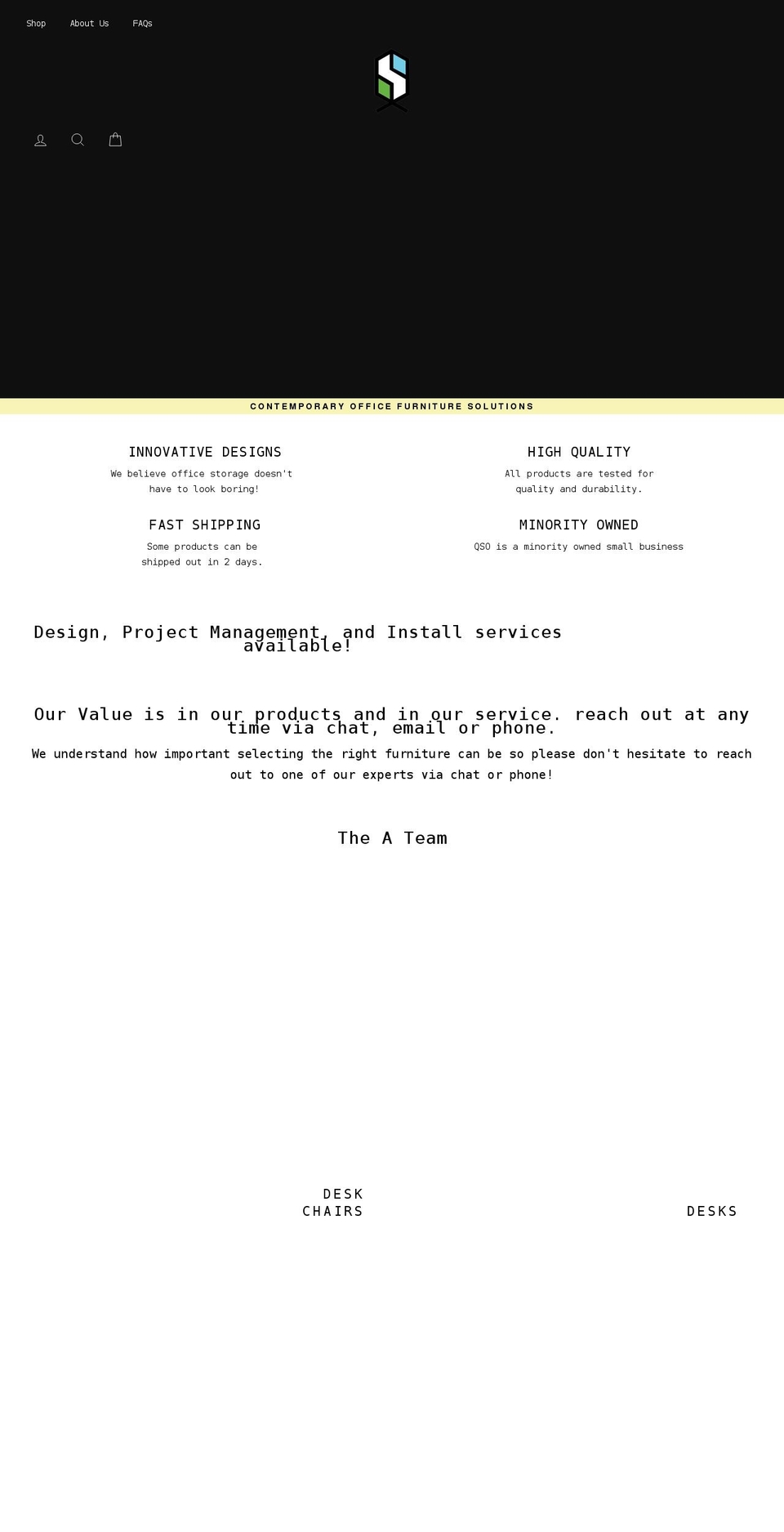 quickshipoffice.com — Shopify storefront screenshot