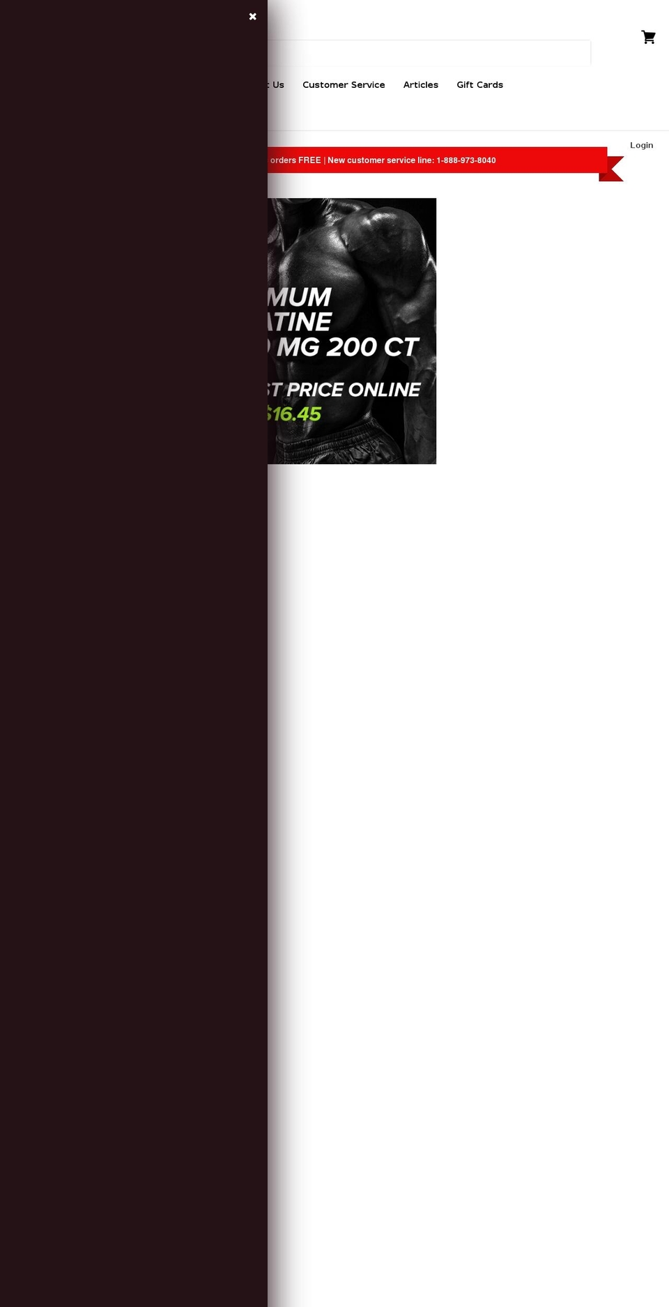 quickshipsupplements.com shopify website screenshot