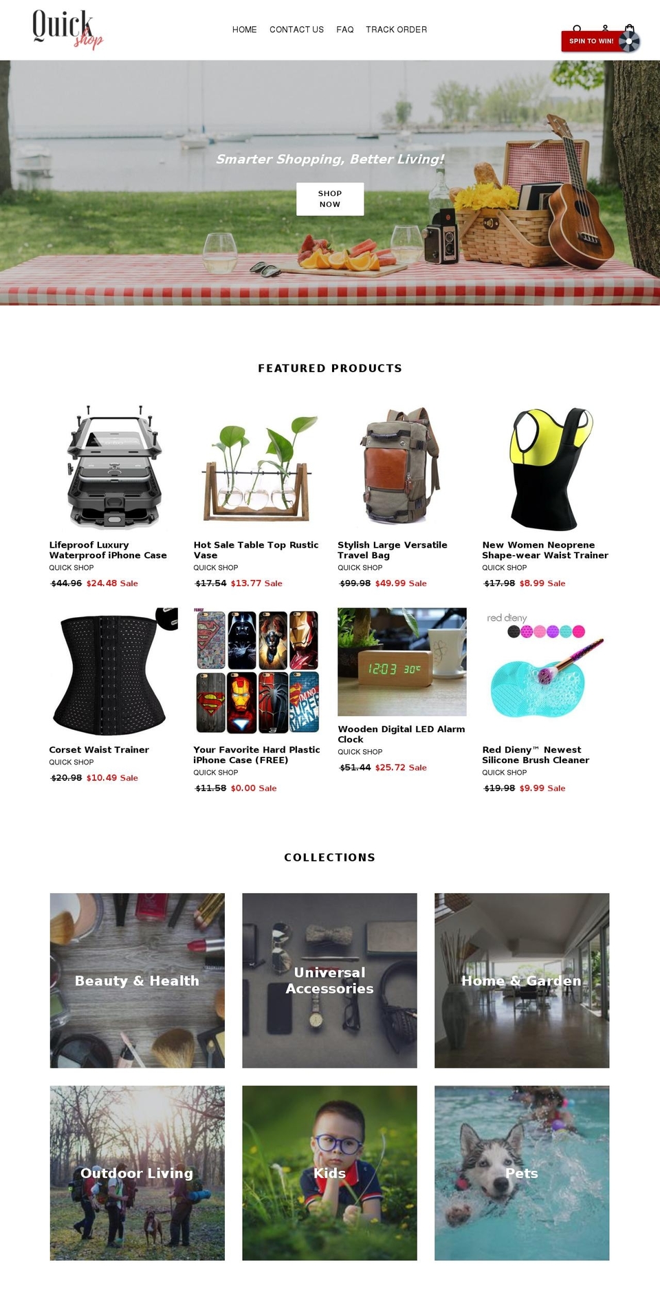 quickshop.us shopify website screenshot